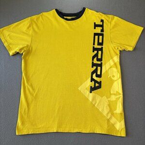 Terra Construction Heavy Cotton Yellow Work T-Shirt Workwear Men’s XL Carhartt